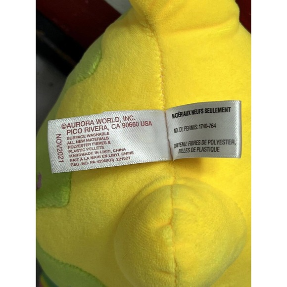 Lot of 2 Tasty Peach Studios Pastel Lollipop NOMWHAL 9” Narwhal Whale Plush 2021 - Picture 14 of 16